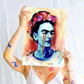 ArtNight Pro: Weinende Frida Kahlo