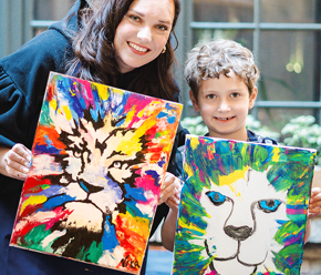 Wähle aus einer Vielfalt an Erlebnissen ArtNight Kids: Löwe
