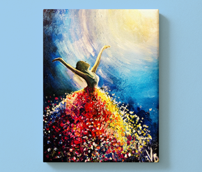 Beliebte Motive Tänzerin im Licht