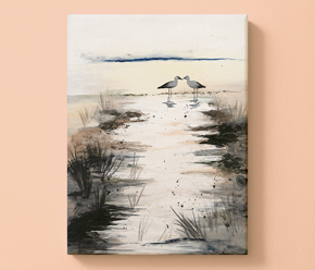 Landschaften malen mit ArtNight Wattwanderung