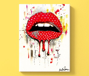  Polka Dot Lips