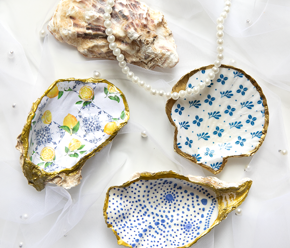 Beliebte Motive The Art of Oyster Painting & Decoupage