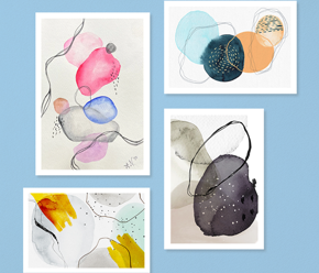 Wähle aus einer Vielfalt an Erlebnissen Aquarell: Abstrakt