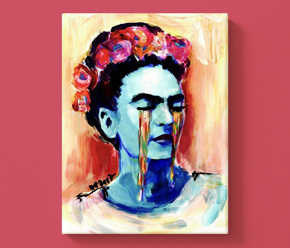 Male wie Frida bei einer ArtNight in deiner Nähe ArtNight Klassik: Weinende Frida Kahlo