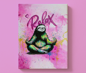 ArtNight Street Art Malkurse Streetart Faultier
