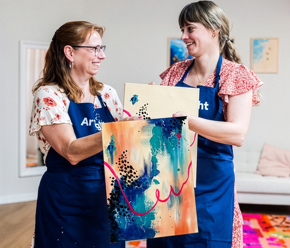 Neue ArtNight-Motive und -Erlebnisse Paint & Switch: Abstrakt Energy