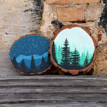 The Art of Wood Painting: Waldmoment