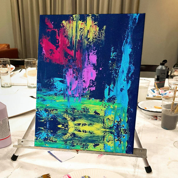 Abstraktes Spachteln