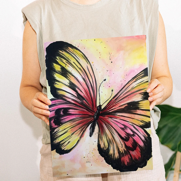 Bunter Schmetterling