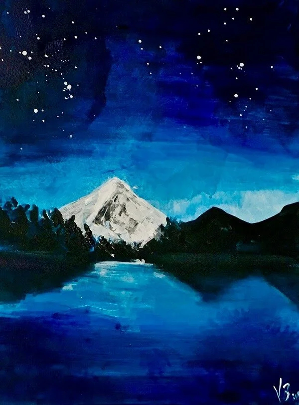 Winterliche Berglandschaft