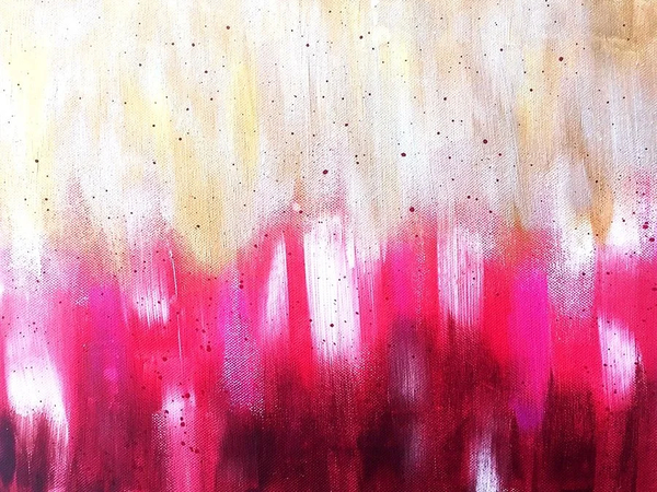 Abstrakt Pink und Gold