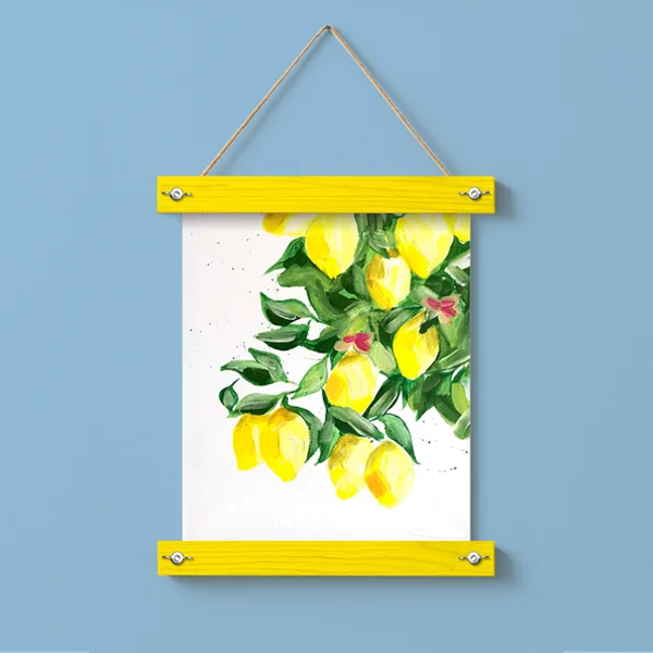 Paint and Frame: Zitronen