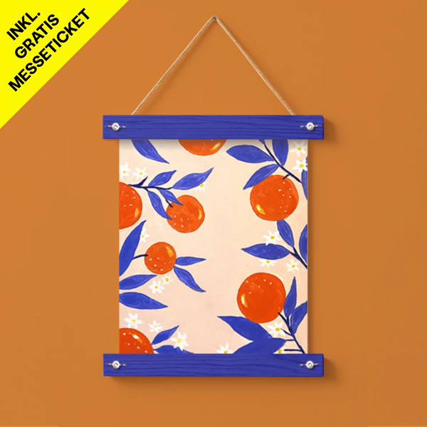 KREATIV-Messe-Special: Paint and Frame Orangen