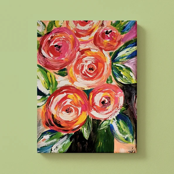 Abstrakter Blumenstrauß