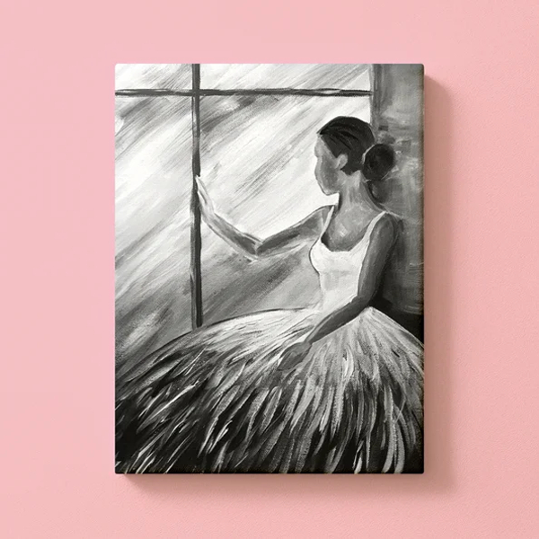 Monochrome Tänzerin