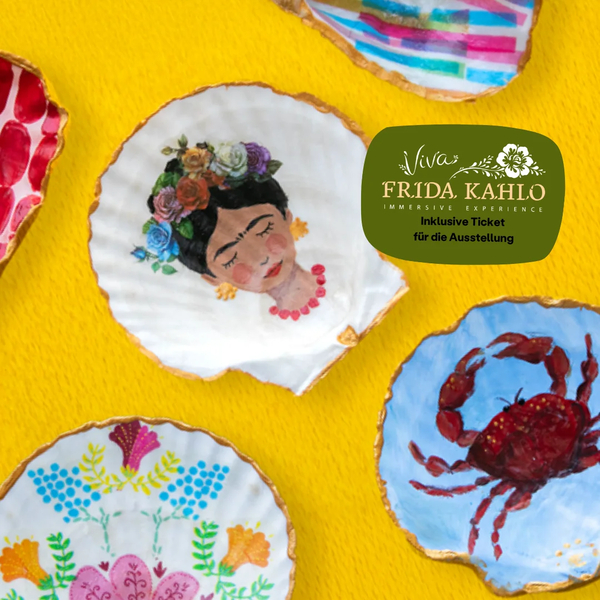 The Art of Oyster Painting & Decoupage:Viva Frida Kahlo Special x Immersive Ausstellung
