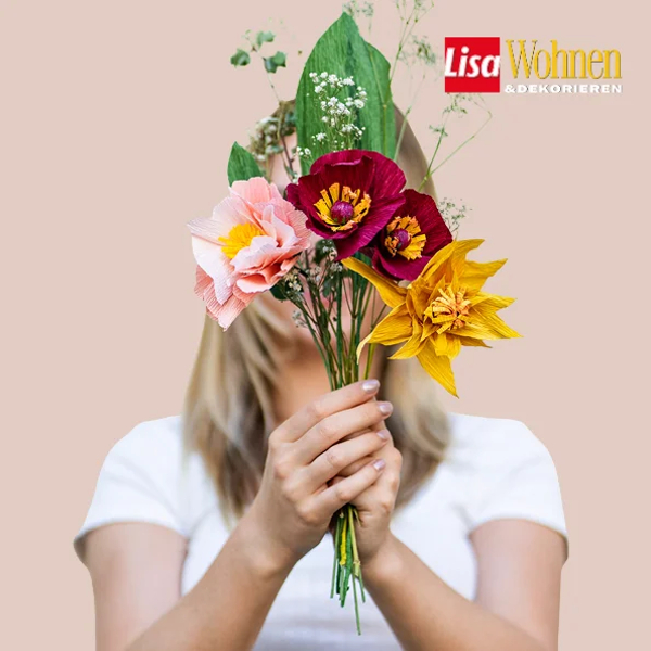 The Art of Paperflowers: Nika x Lisa Wohnen & Dekorieren
