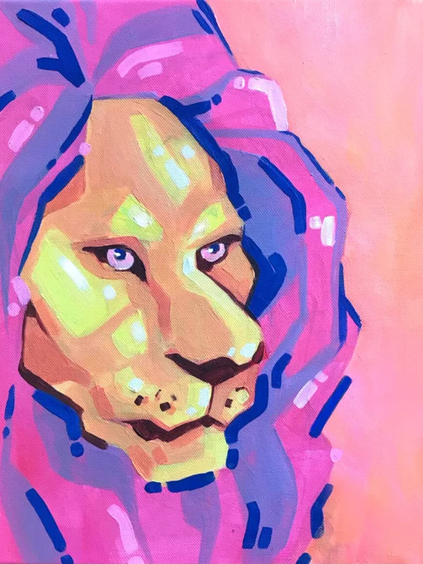 ArtNight x DHDL - Neon Löwe