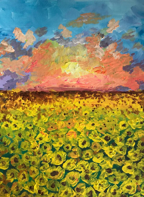 Sunflower Sunset
