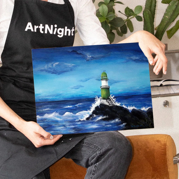 Leuchtturm an der See