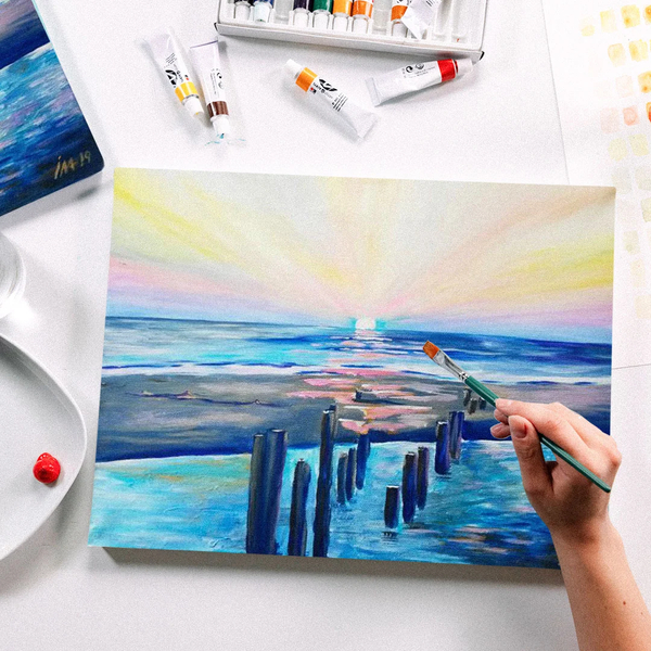 Sonnenuntergang am Meer