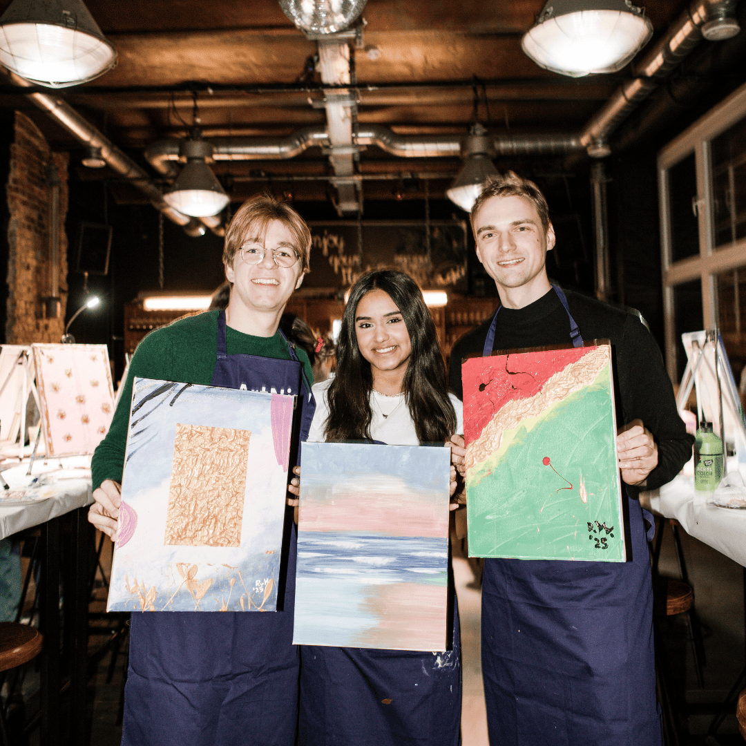 ArtNight Beats ArtNight Beats Party & Paint Drink & Paind Clubbing Afterwork Acrylmalerei Abstrakt