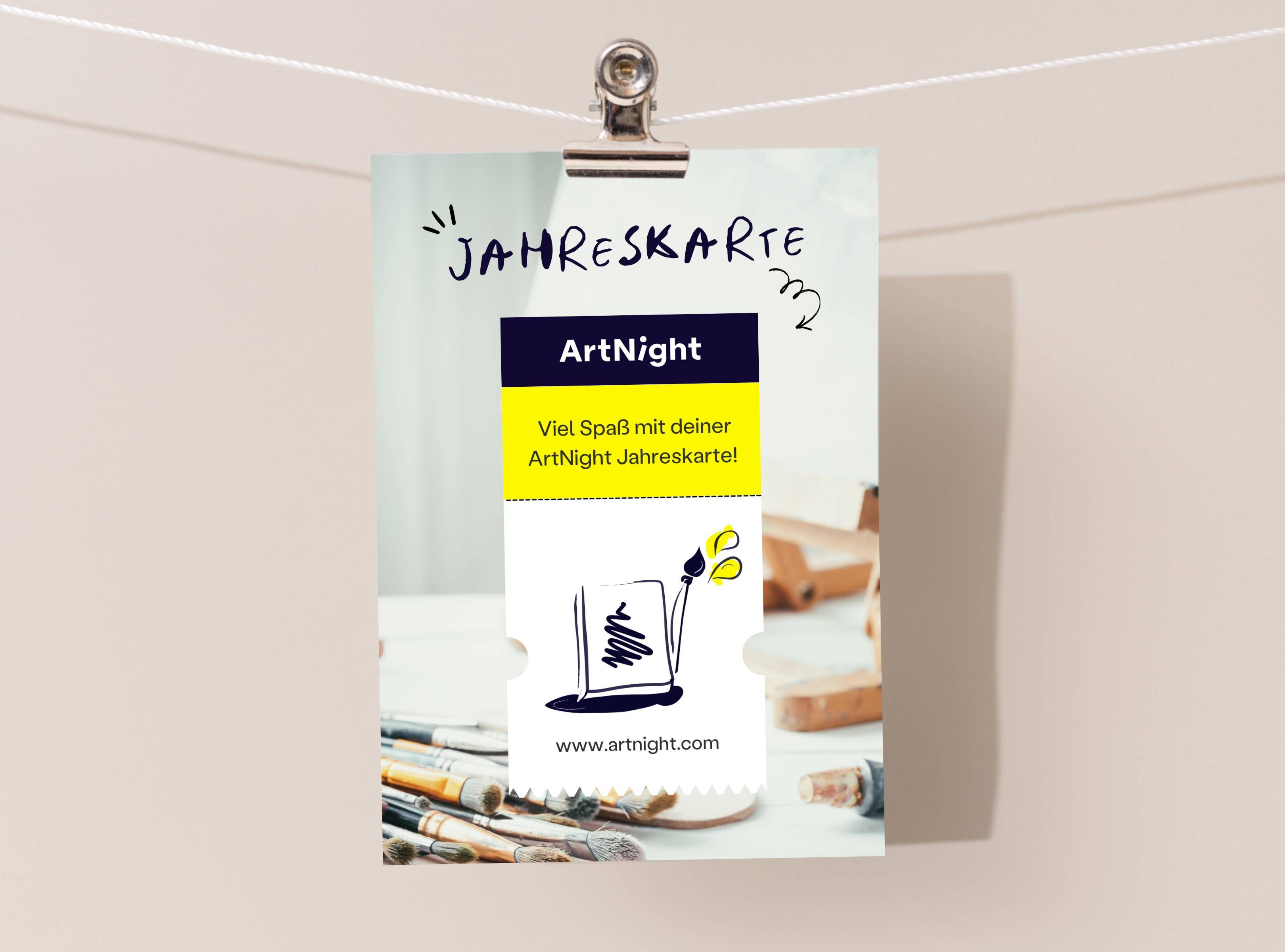 ArtNight Jahreskarte ArtNight Jahreskarte Vorteilskarte Sparset Angebot