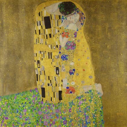 Klimts der Kuss Bild