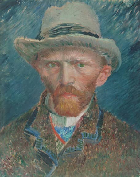 Van Gogh Selbstporträt mit Hut