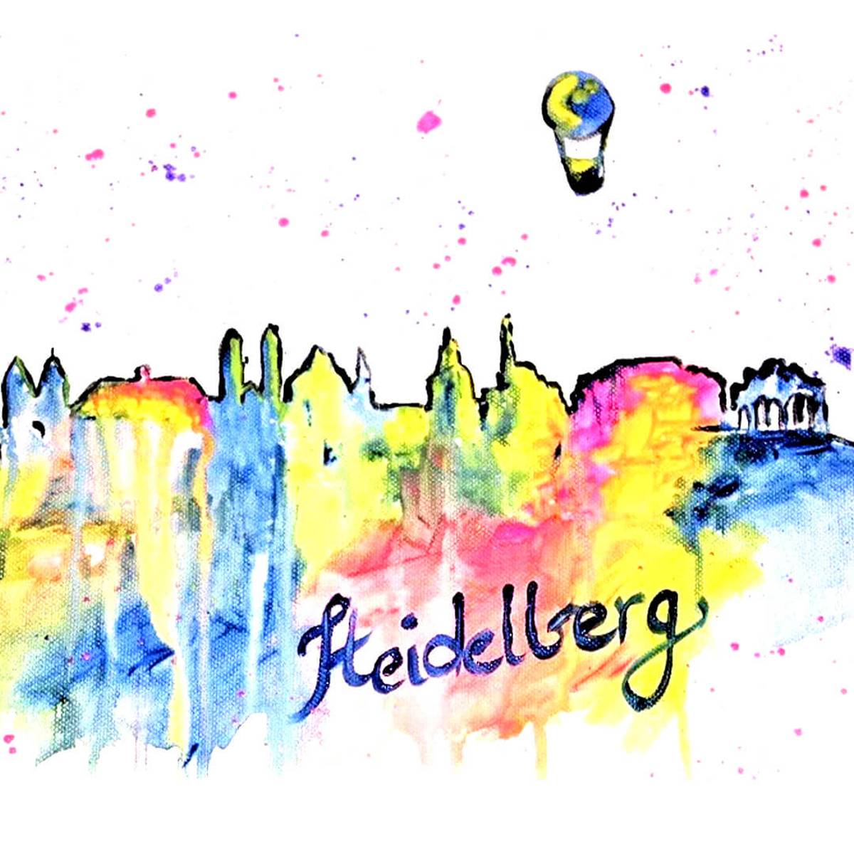 Skyline Heidelberg Malen