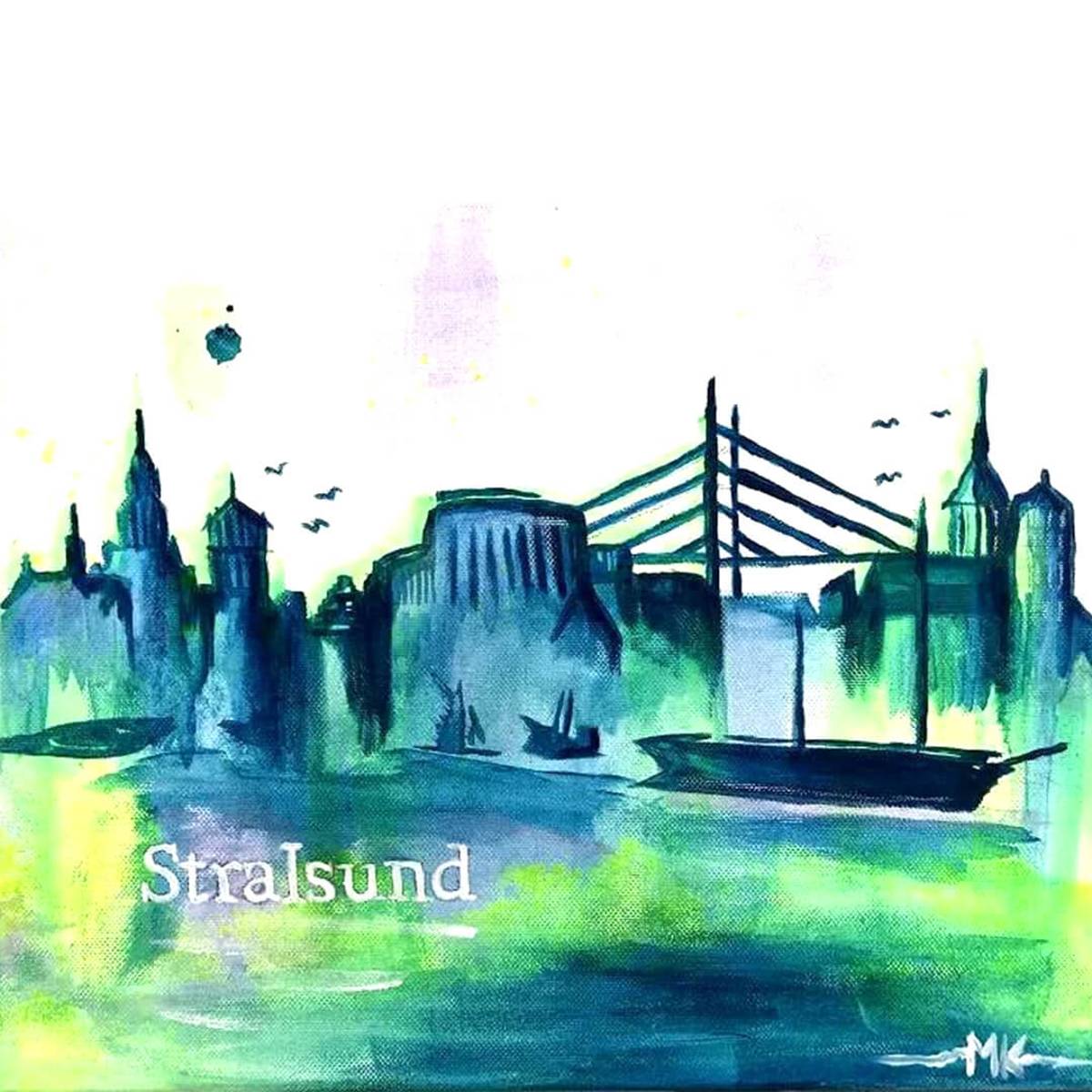 Skyline Stralsund Malen