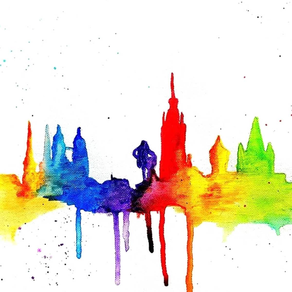 Skyline Halle Malen
