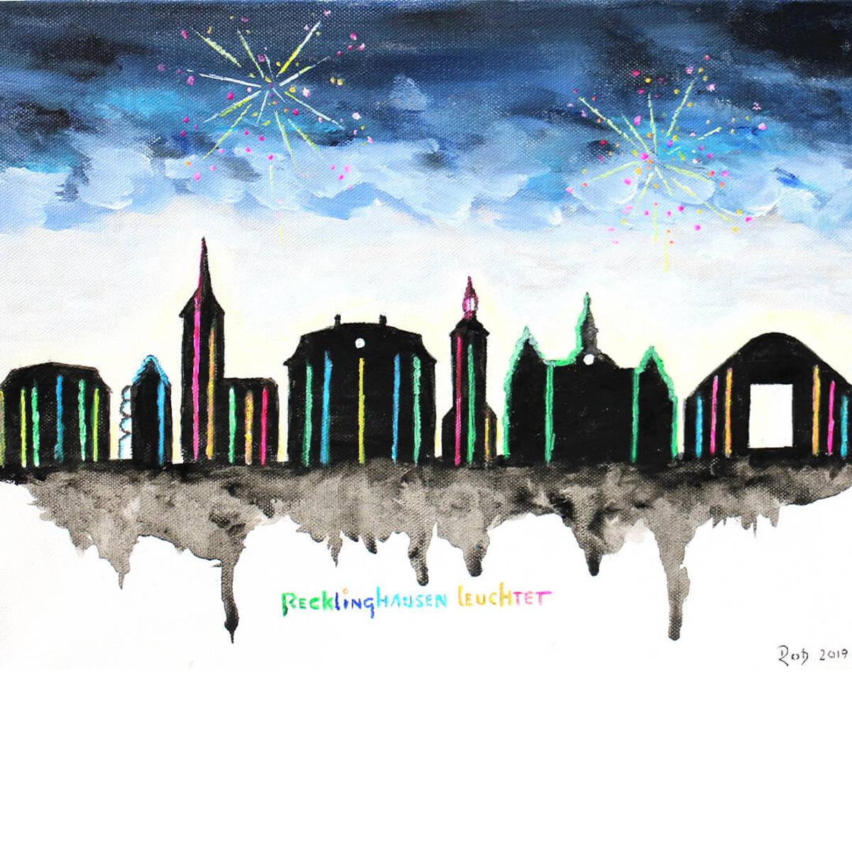 Skyline Recklingshausen Malen