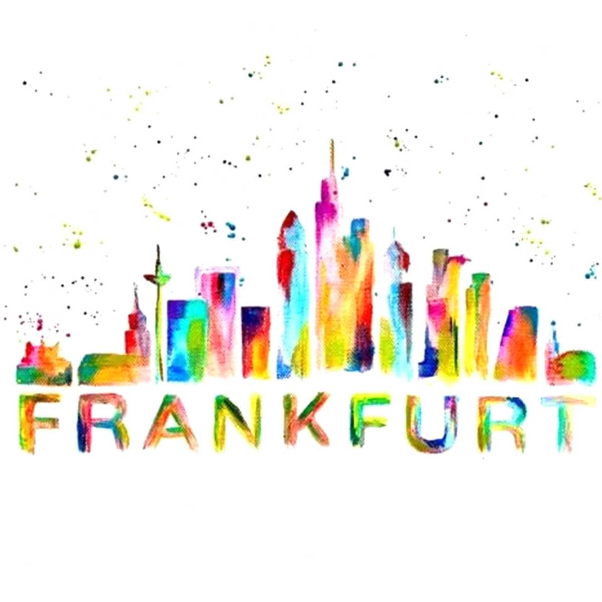 Skyline Frankfurt Malen