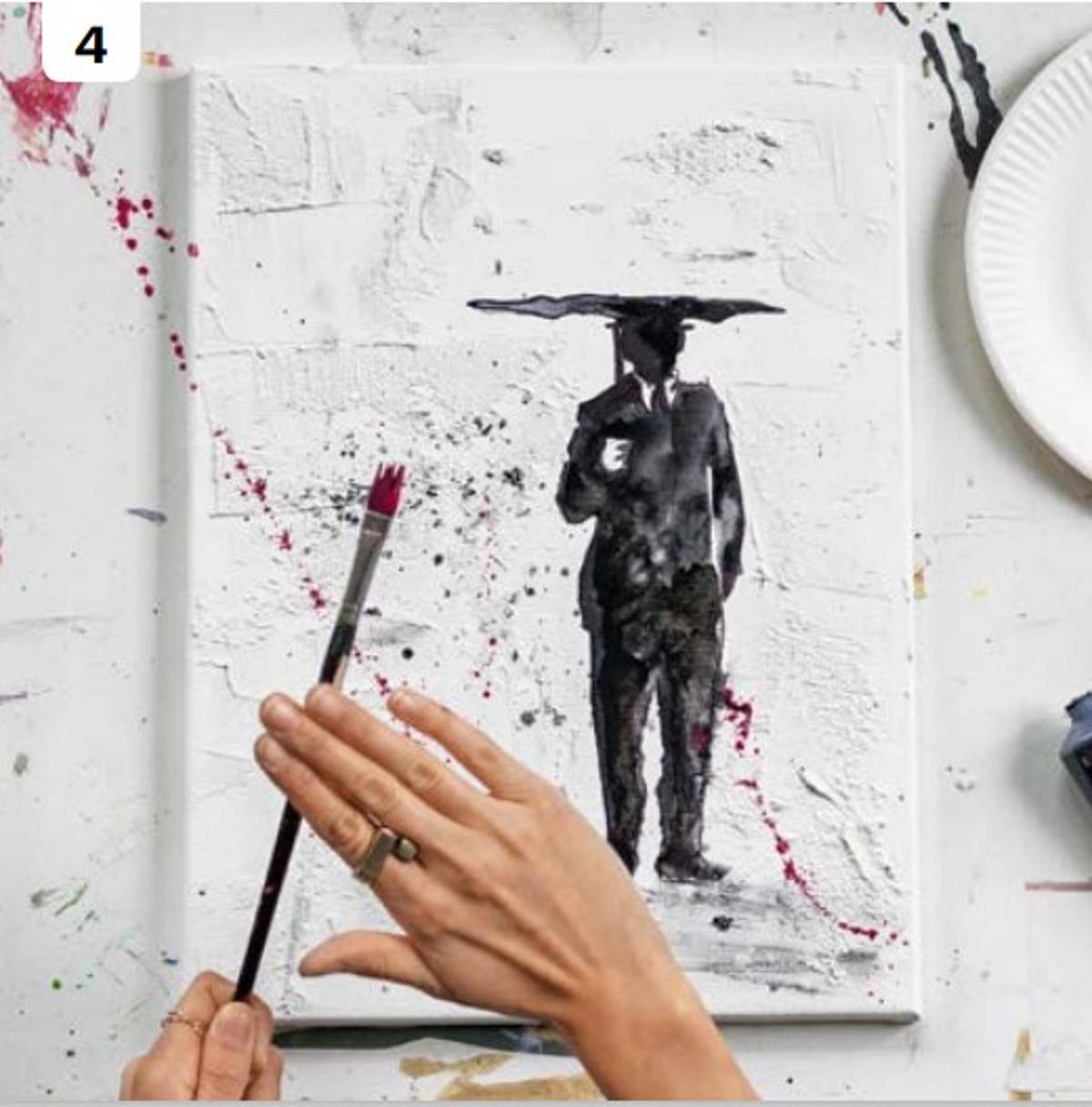 Street Art Motiv malen Schritt 4