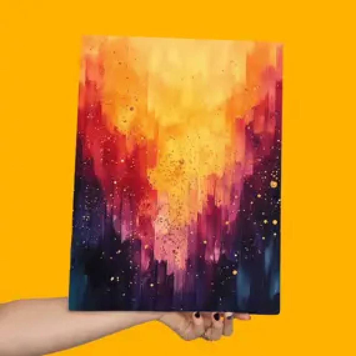 ArtNight Glitzer Abstrakt