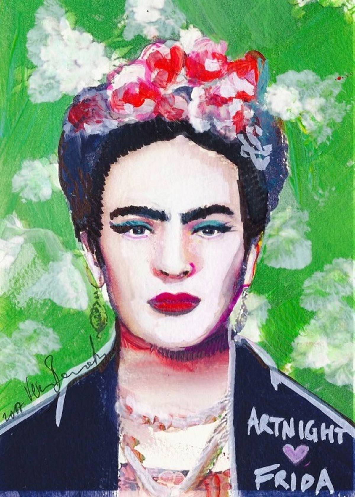Frida Kahlo Gruen by Verena Bonath