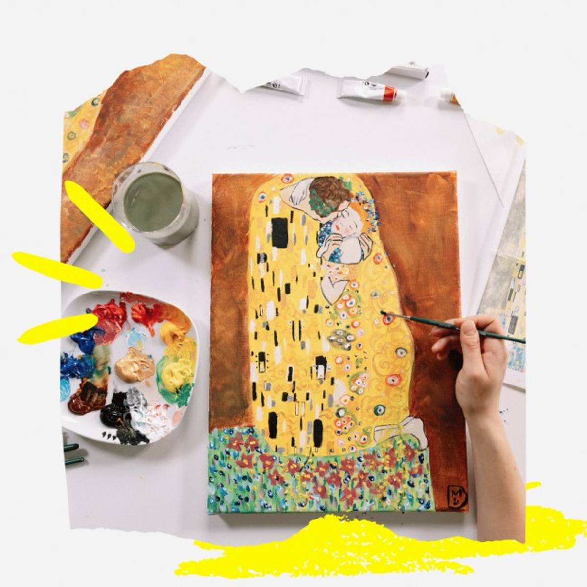 Klimt der Kuss