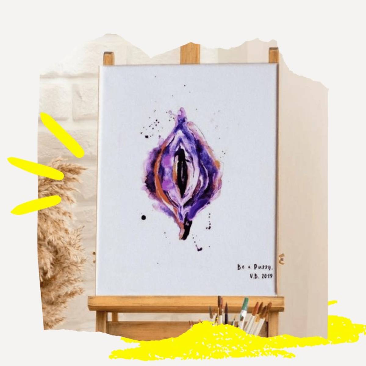 Vulva malen