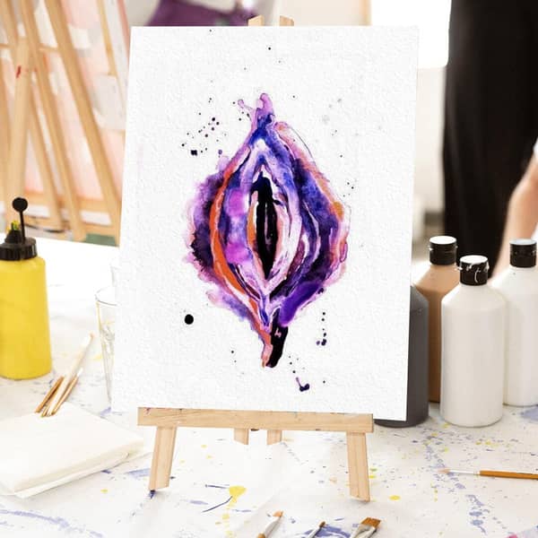 Vulva malen Vulva malen