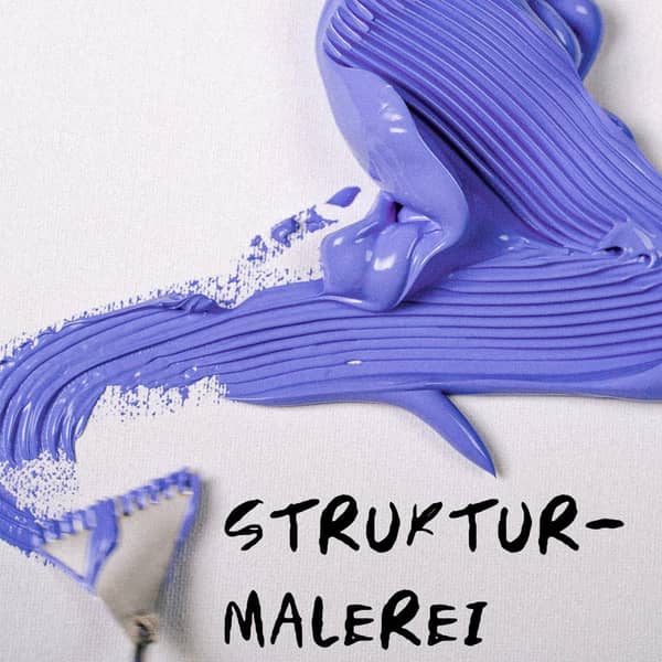 Strukturmalerei mit Spachtel Strukturmalerei mit Spachtel
