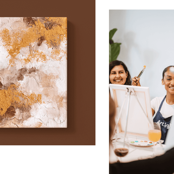 ArtNight Stuktur Abstrakt Malen