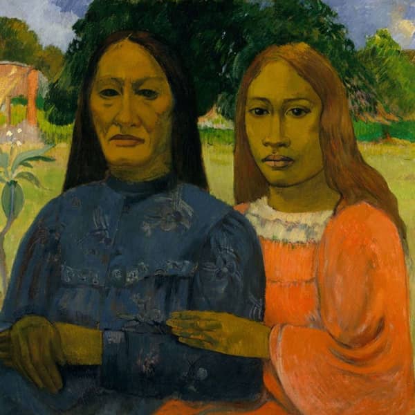 Gauguin Bild Tahiti zwei Frauen Gauguin Bild Tahiti zwei Frauen