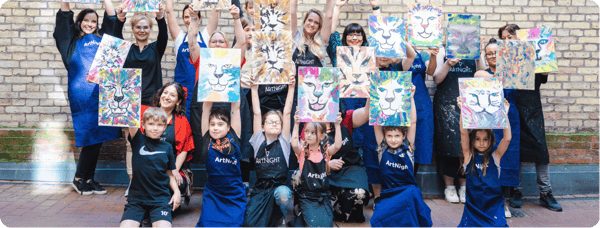 artnight kids malen kinder malevents malkurs