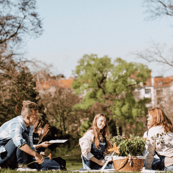 ArtNight Aquarell im Park Sommer-Erlebnis Sommer-Event Malkurs