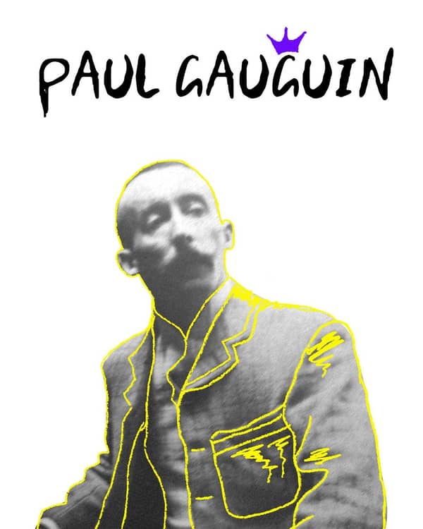 Paul Gauguin stilisertes Bild