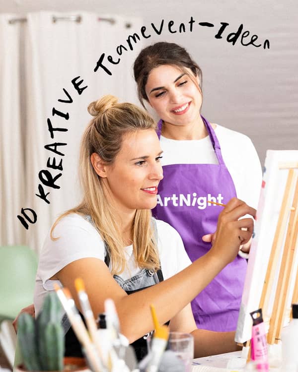 Bilder als Teamevent malen