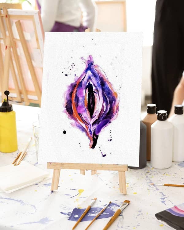 Vulva malen