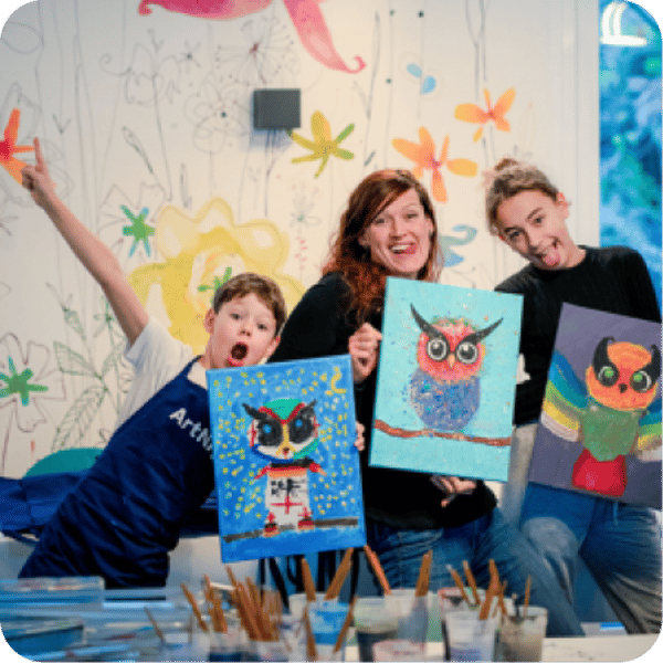 artnight kids malen malevent malkurs kinder acryl