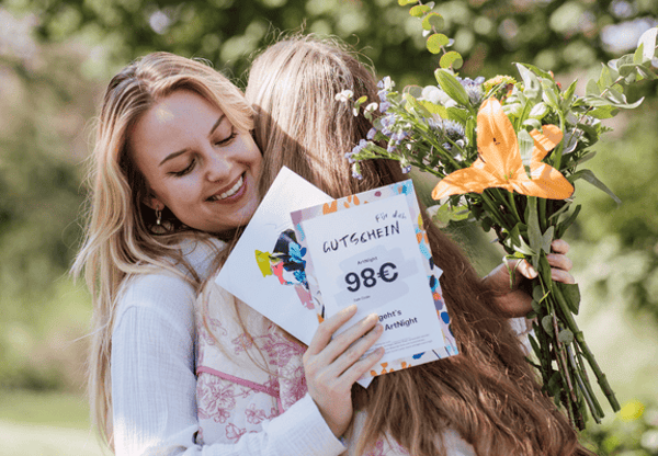 ArtNight Gutschein Geschenkübergabe Malevent Malkurs Kreativworkshop